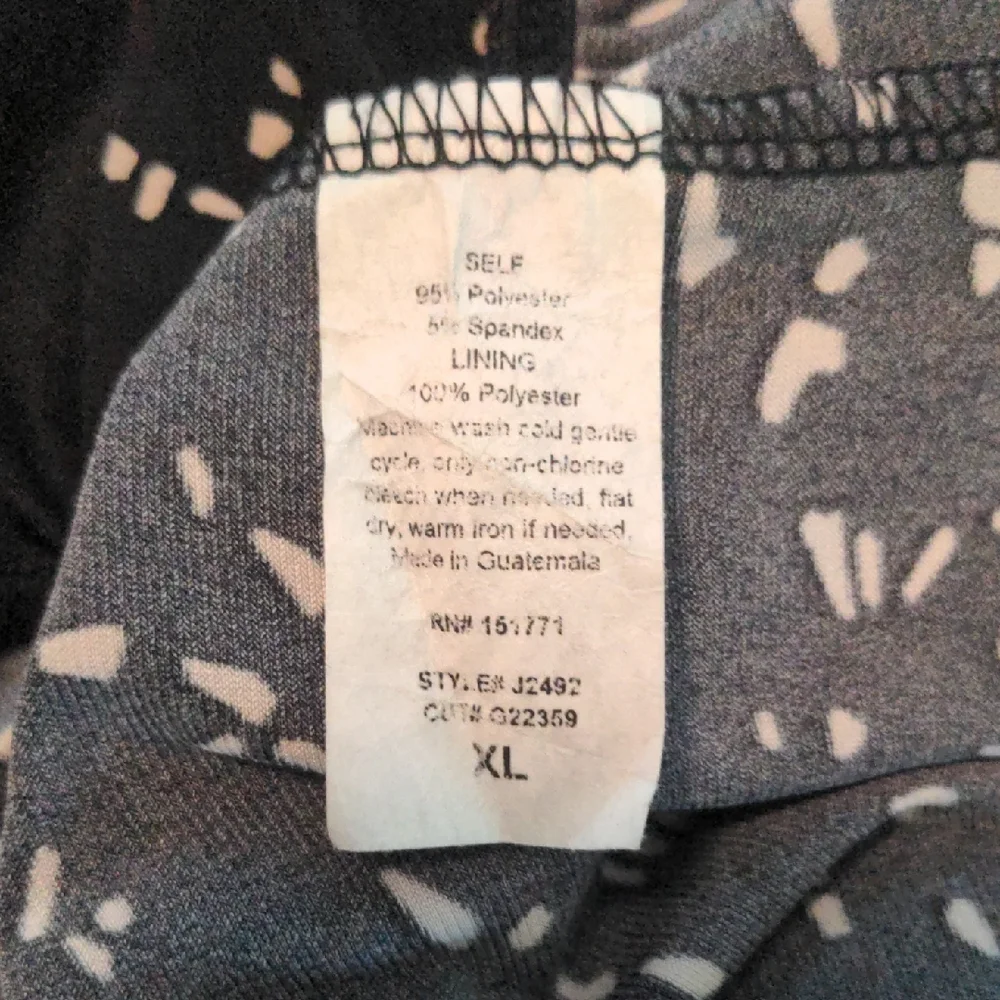 EUC✨KAILEIGH women's XL black & cream Rochelle Knit Jumpsuit from Stitch Fix - Picture 15 of 17